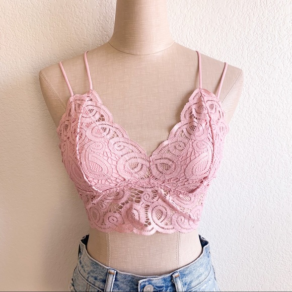 PINK Victoria's Secret Other - ❤️40% OFF❤️ VS PINK Light Pink Metallic Bralette